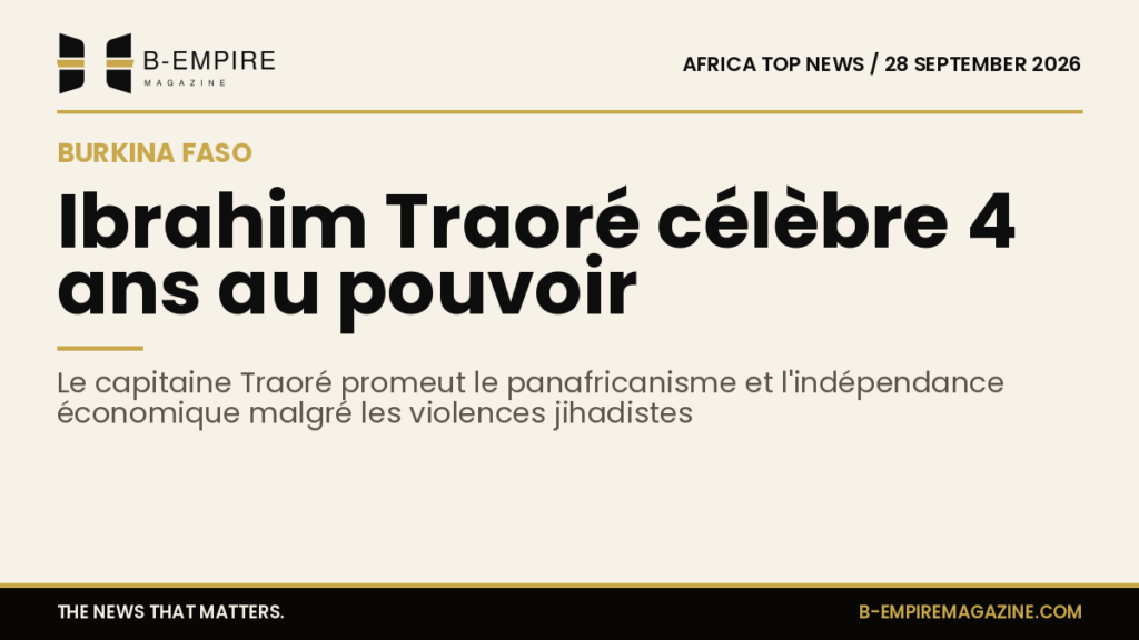 Burkina Faso’s Traoré marks four years in power, echoing Sankara’s vision