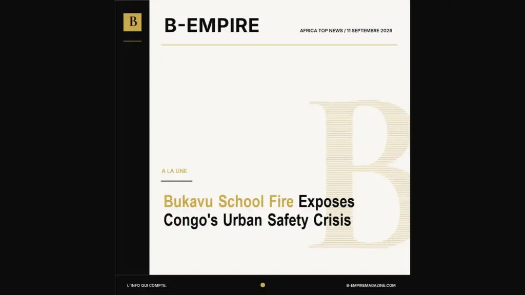 Bukavu School Fire Exposes Congo’s Urban Safety Crisis