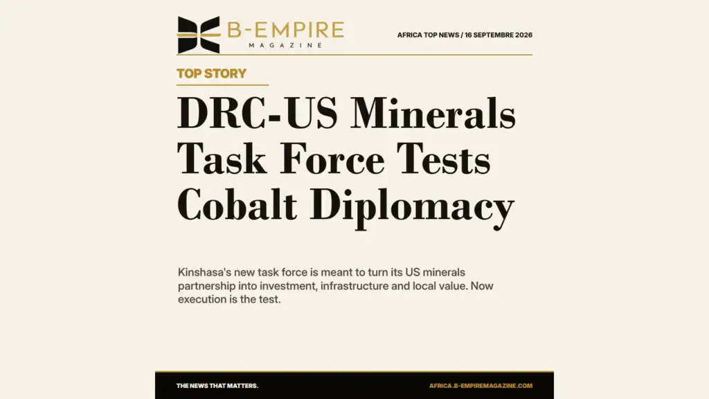 DRC's US Minerals Task Force Puts Cobalt Diplomacy on a Clock