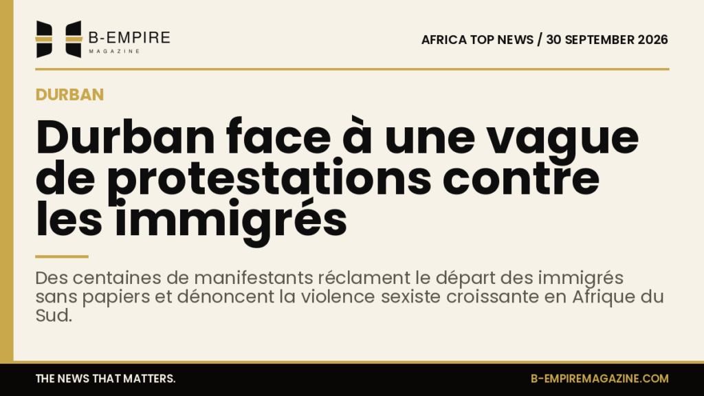 Durban sees mass protests targeting undocumented immigrants and femicide