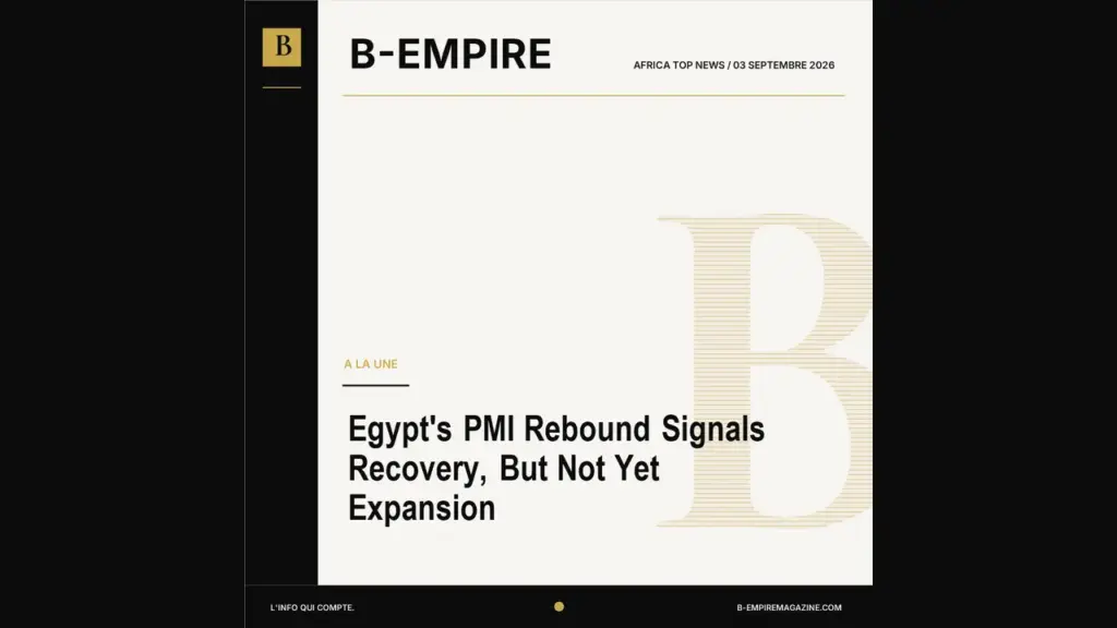 Egypt's PMI Rebound Signals Recovery, But Not Yet Expansion
