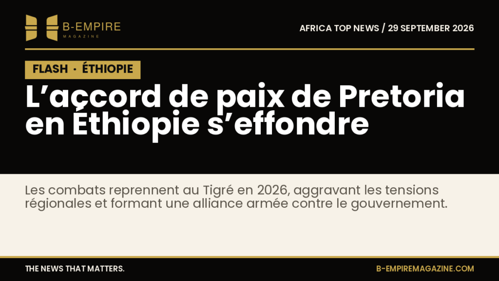 Ethiopia’s 2022 Pretoria peace deal unravels as fighting resumes in Tigray