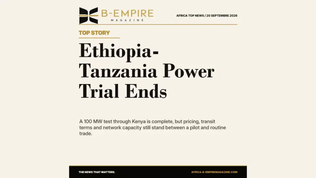 Ethiopia-Tanzania 100 MW Power Trial Ends With Trade Deal Still Unfinished