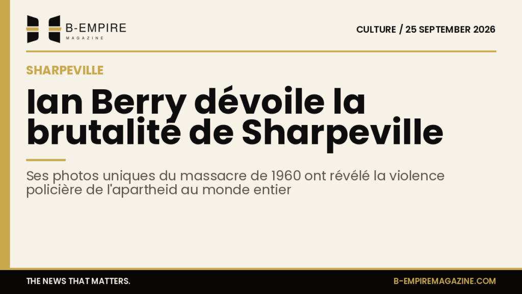 Ian Berry’s Sharpeville photos revealed apartheid brutality to the world