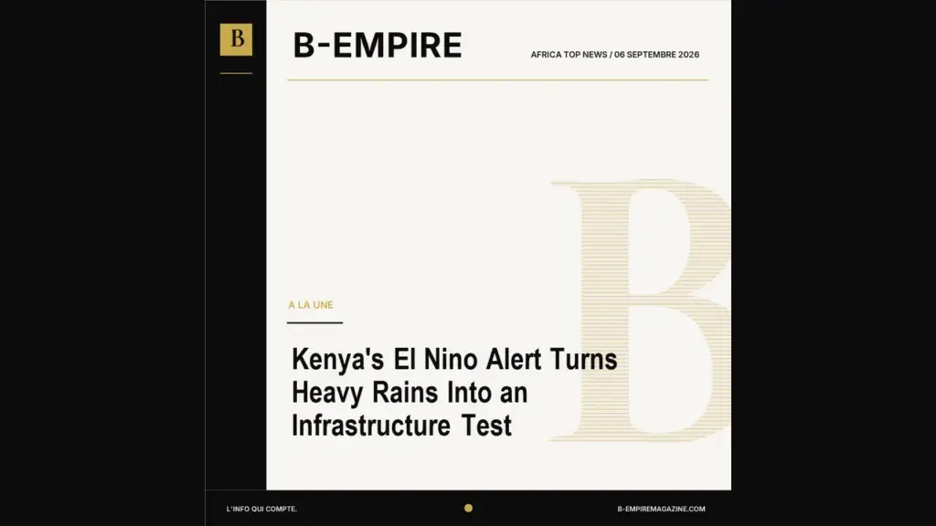 Kenya’s El Nino Alert Turns Heavy Rains Into an Infrastructure Test