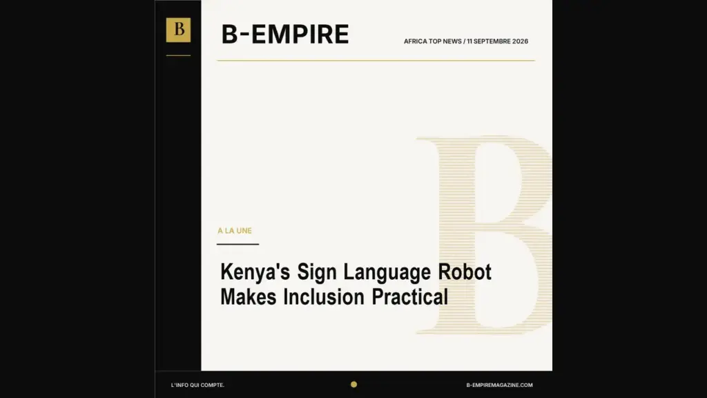 Kenya’s Sign Language Robot Makes Inclusion Practical