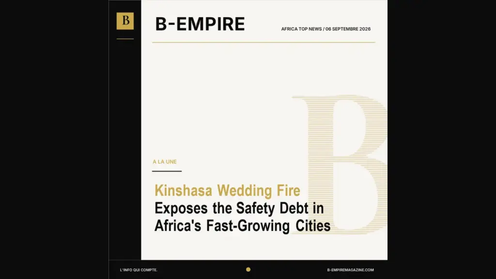Kinshasa Wedding Fire Exposes the Safety Debt in Africa's Fast-Growing Cities