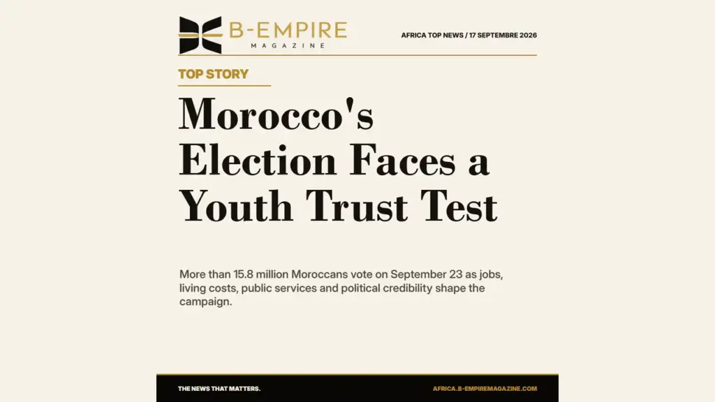 Morocco's 2026 Election Is a Test of Whether Politics Can Rebuild Youth Trust