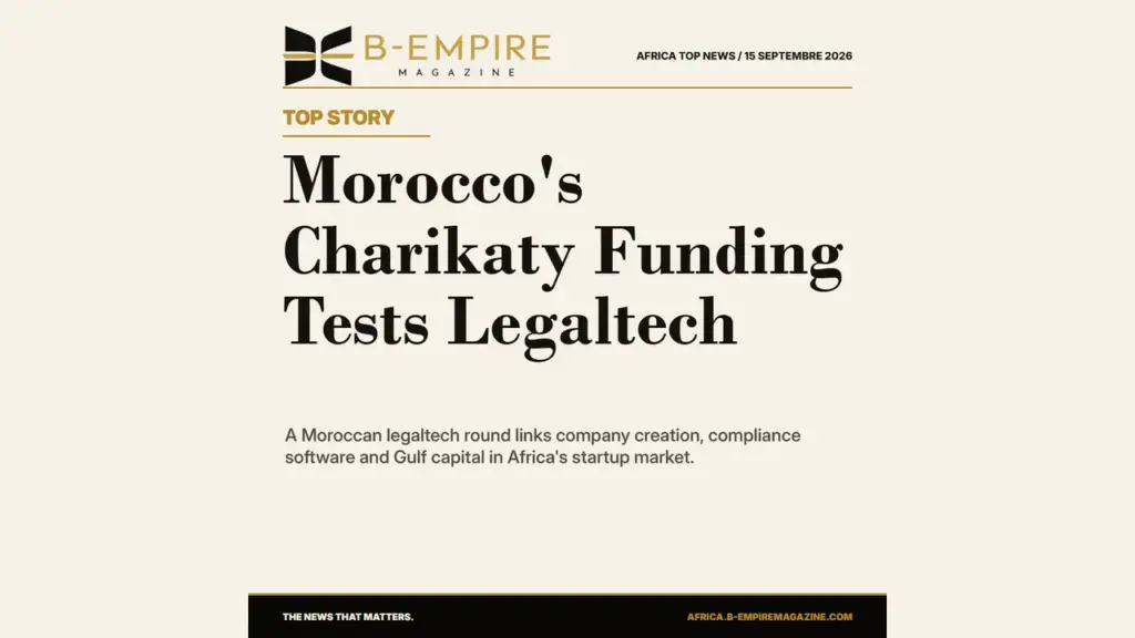 Morocco's Charikaty Funding Shows Legaltech's New African Opening