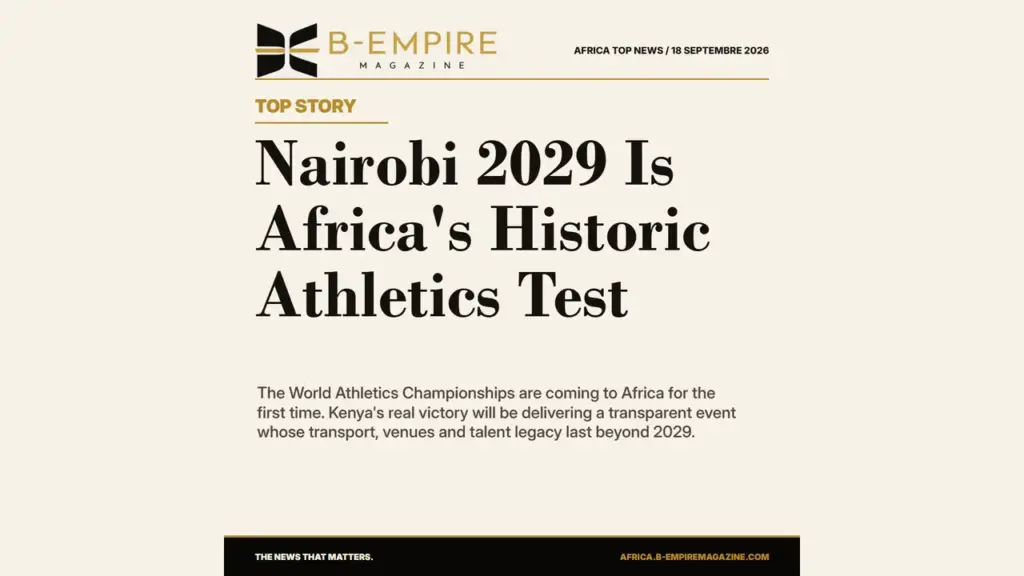 Nairobi 2029 Gives Africa Its Biggest Athletics Hosting Test