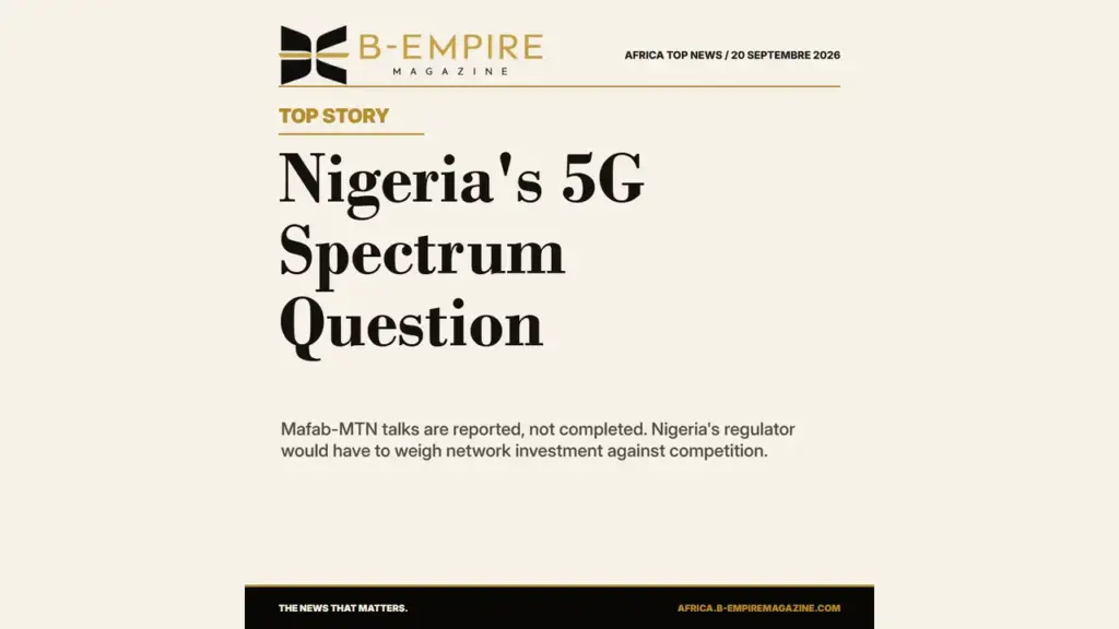Reported Mafab-MTN Spectrum Talks Put Nigeria's 5G Competition in Focus