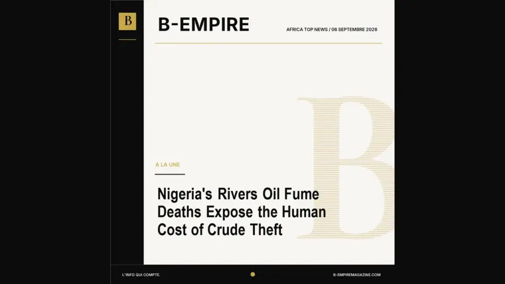 Nigeria’s Rivers Oil Fume Deaths Expose the Human Cost of Crude Theft