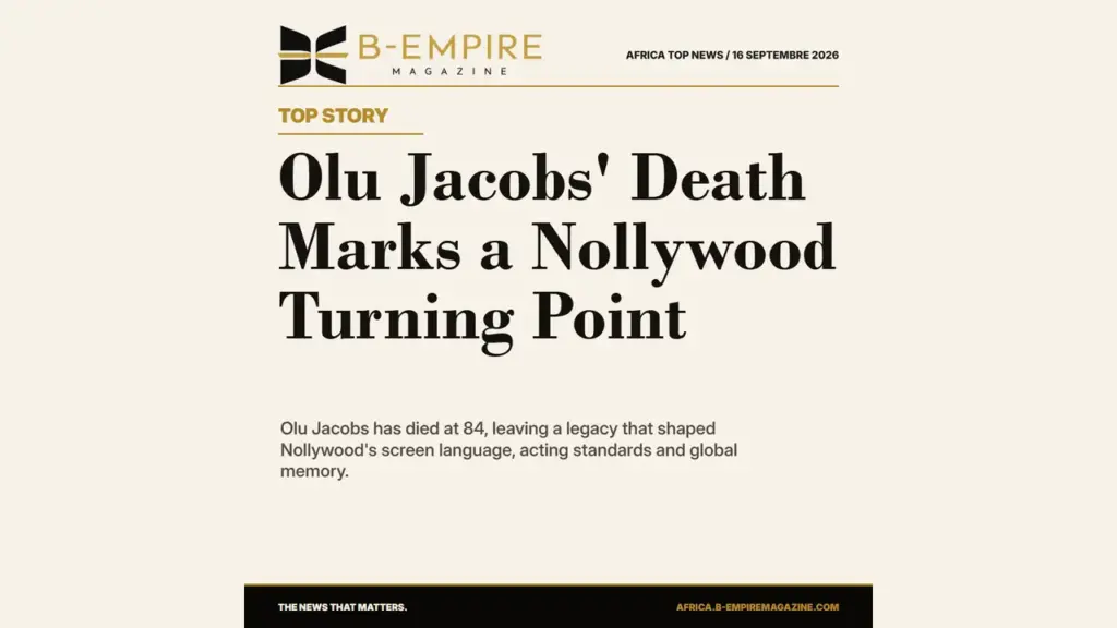 Olu Jacobs’ Death Marks the Passing of a Nollywood Architect