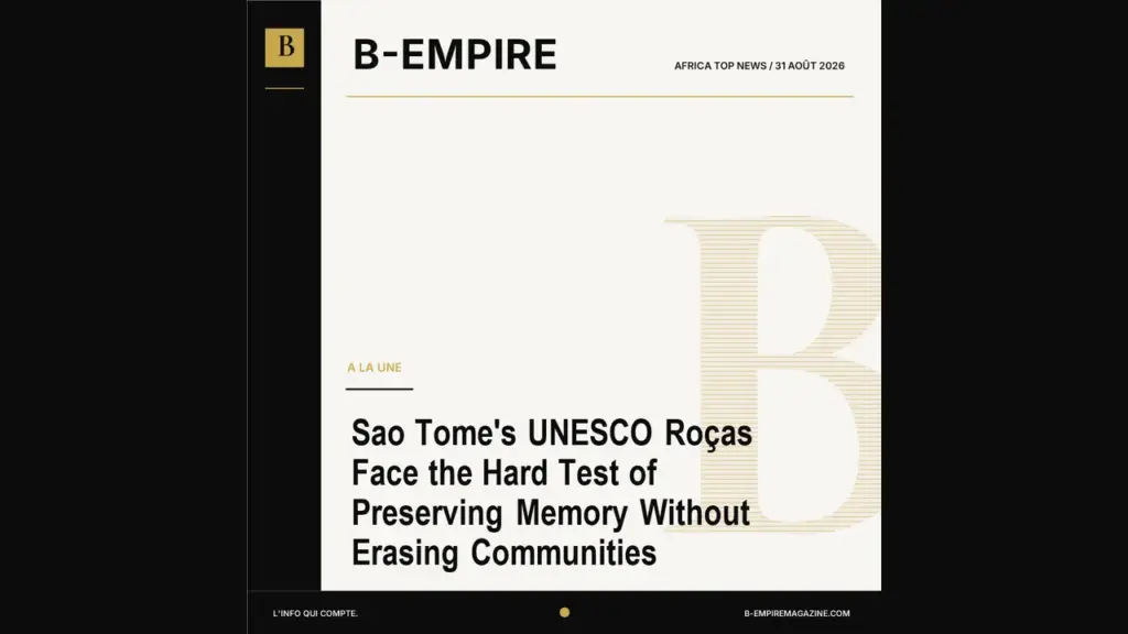 Sao Tome’s UNESCO Roças Face the Hard Test of Preserving Memory Without Erasing Communities