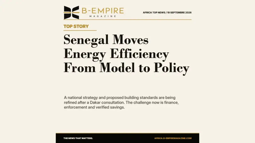 Senegal Drafts Energy Efficiency Plan and Building Standards as Demand Rises