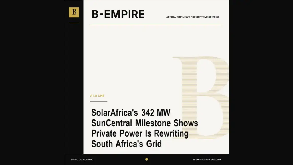 SolarAfrica's 342 MW SunCentral Milestone Shows Private Power Is Rewriting South Africa's Grid