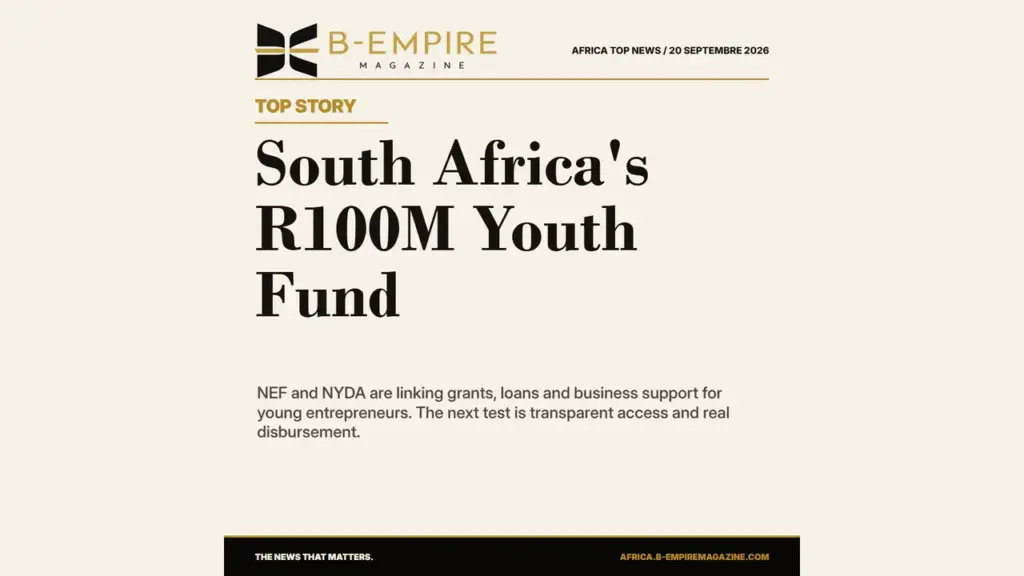 South Africa's R100M Youth Fund Pairs Grants With Growth Loans