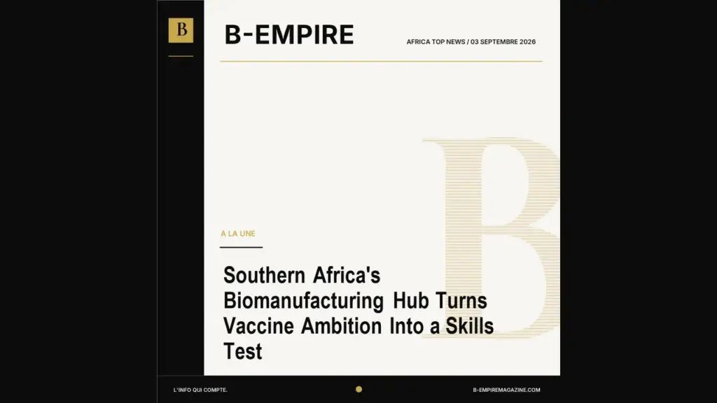 Southern Africa's Biomanufacturing Hub Turns Vaccine Ambition Into a Skills Test