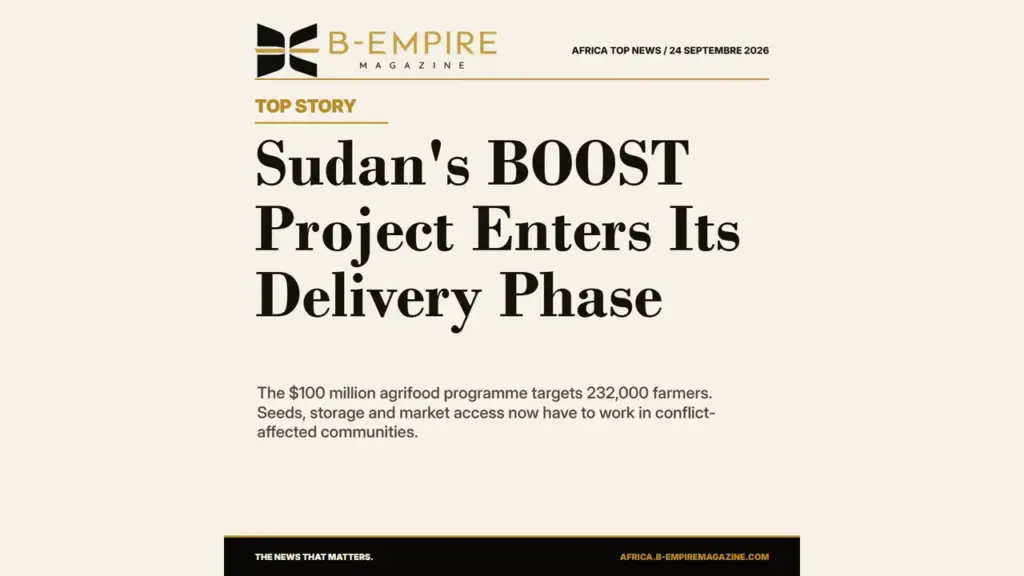 Sudan's BOOST Farming Project Moves From Approval to Delivery in Blue Nile and Sennar