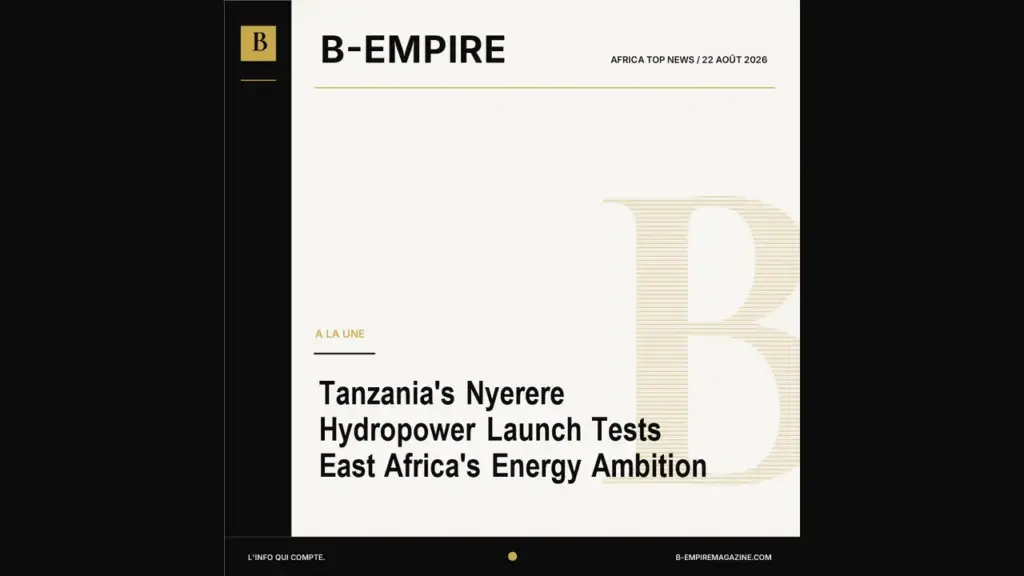 Tanzania’s Nyerere Hydropower Launch Tests East Africa’s Energy Ambition