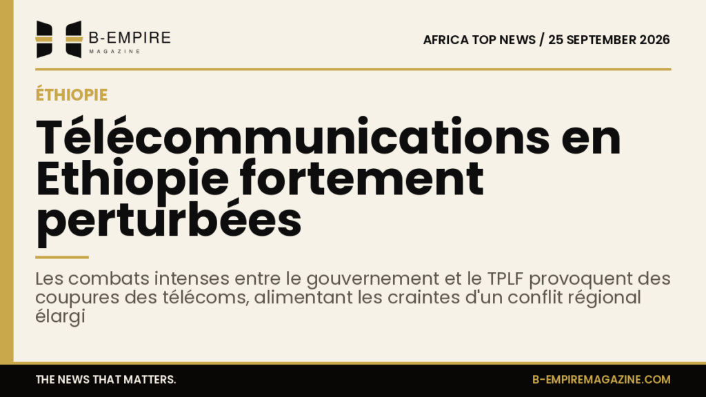 Ethiopia’s telecoms disrupted as heavy fighting fuels fears of regional conflict