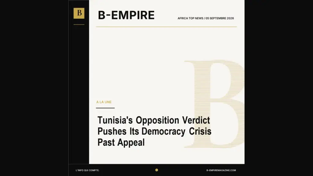 Tunisia's Opposition Verdict Pushes Its Democracy Crisis Past Appeal