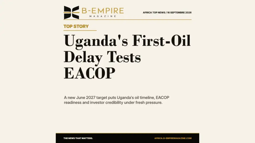 Uganda's First-Oil Delay Turns EACOP Into a Credibility Test