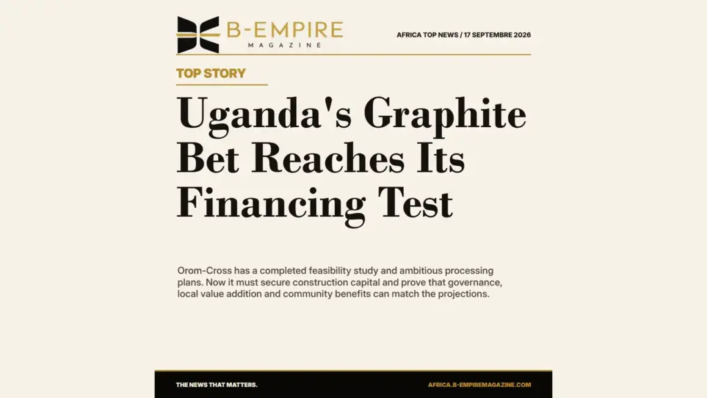 Uganda's Orom-Cross Graphite Project Faces a Financing and Governance Test