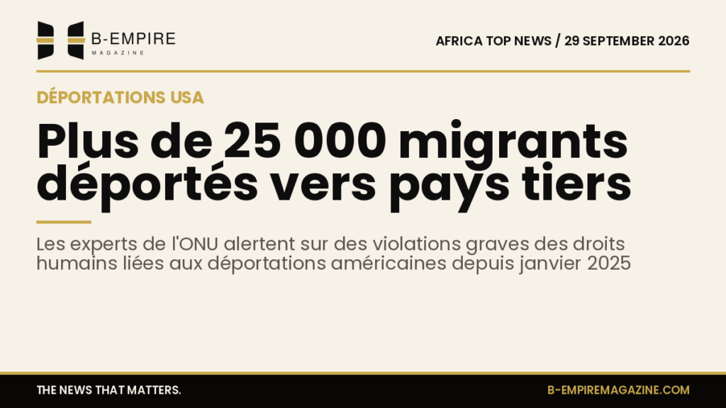 UN experts: US deportations to third countries trigger rights violations