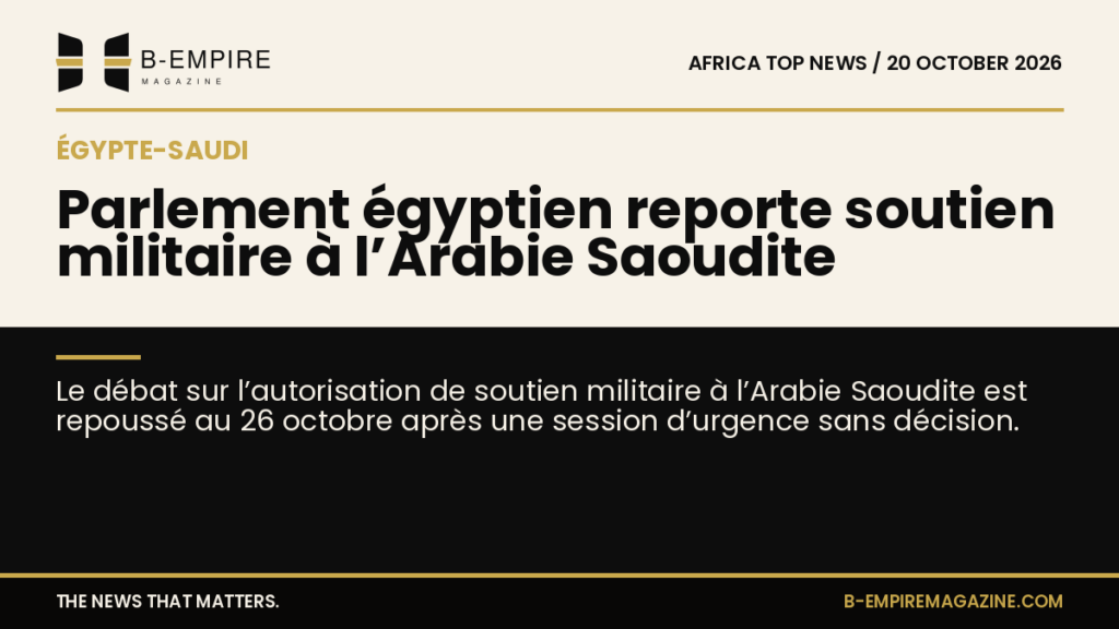 Egyptian parliament delays decision on backing Saudi Arabia militarily