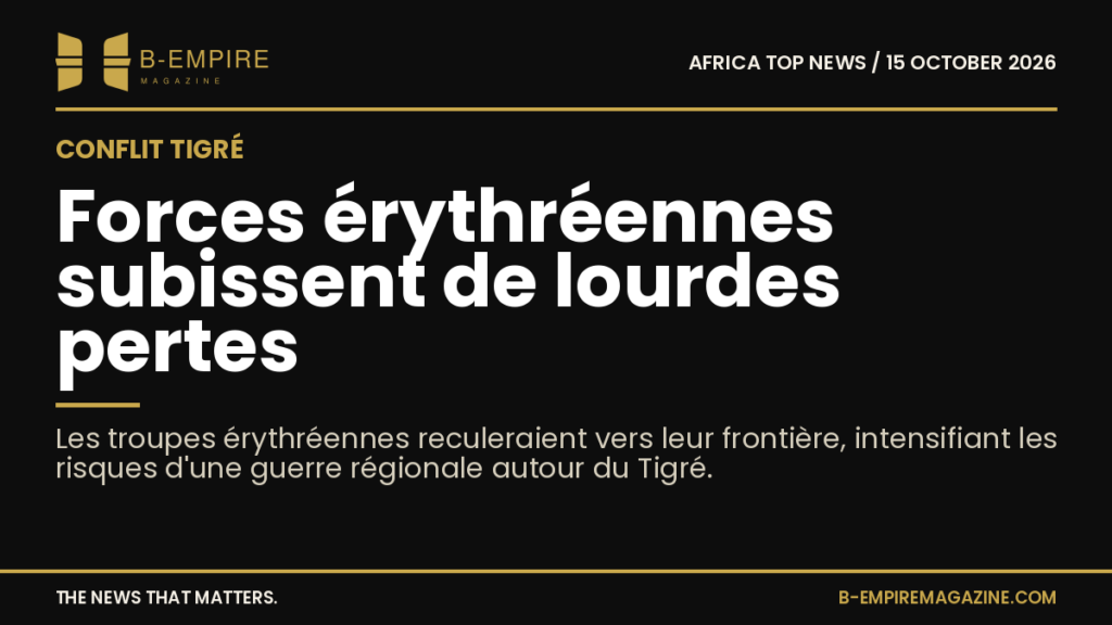 Eritrean forces reportedly suffer heavy losses and retreat amid Tigray conflict
