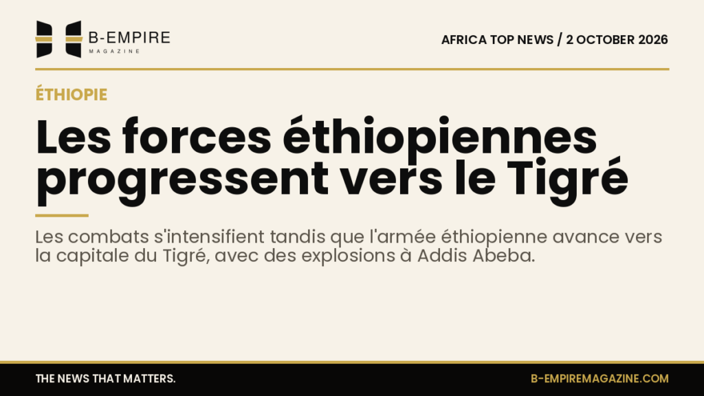 Fighting intensifies as Ethiopian forces push back Tigrayan rebels
