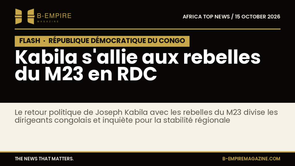 Congo leaders choose sides as Kabila partners with M23 rebels