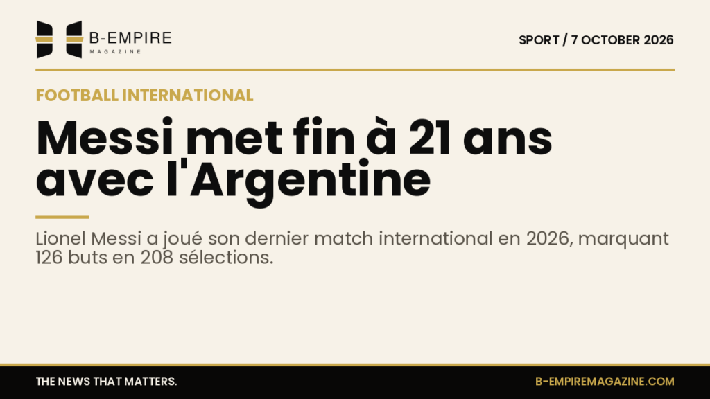 Lionel Messi bids emotional farewell to Argentina after 21 years