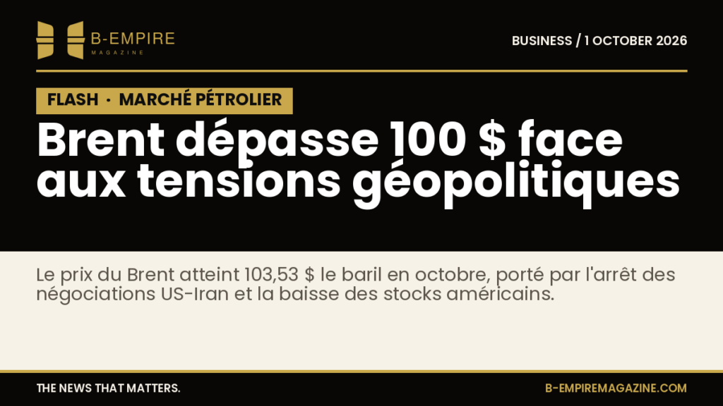 Brent crude surpasses $100 as US-Iran negotiations stall and US fuel inventories drop