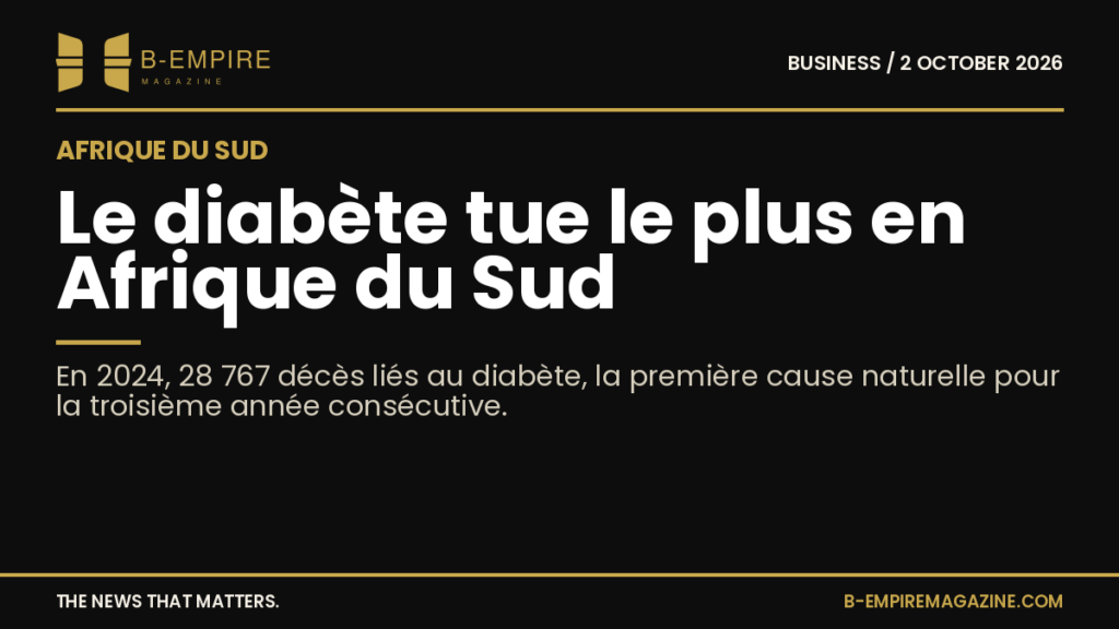 Diabetes kills more South Africans than any other natural cause for third year running