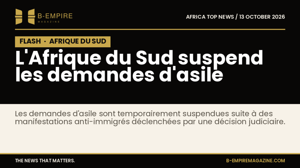 South Africa suspends asylum applications amid anti-immigrant protests