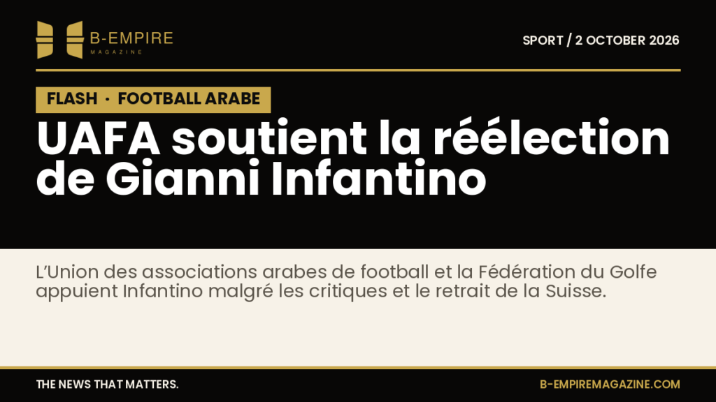 Union of Arab Football Associations backs FIFA chief Gianni Infantino for re-election