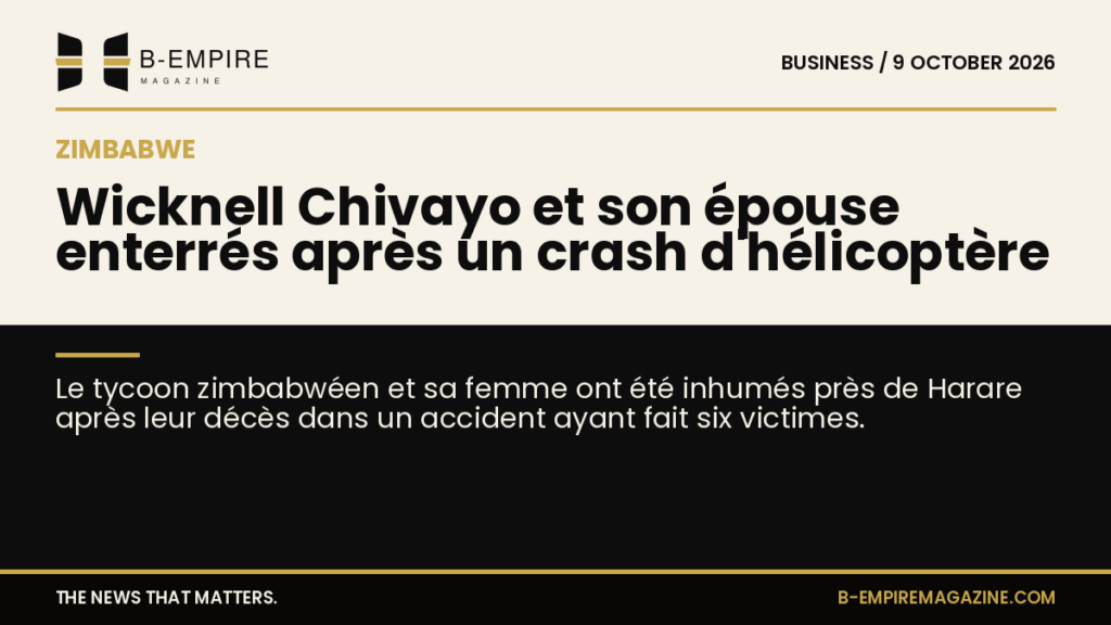 Zimbabwean tycoon Wicknell Chivayo and wife buried after fatal helicopter crash